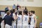 Boys basketball team rallies before start of game