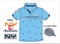 boys fashion polo t shirt new york city sports print vector