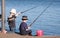 Boys Fishing off Pier