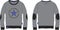 Boys hoodie long sleeve t-shirt wear technical template