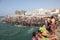 Boys jumping into the sea, Casablanca