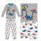 boys long t shirt long pant turck print vector