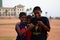 Boys Playing Kites at Galle Face Beach