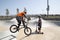 Boys playing at Skate Park Frisco Texas