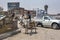 Boys riding donkeys at Cairo in Egypt.