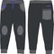 Boys sport joggers pants urban wear technical template