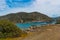 BOZBURUN, MUGLA, TURKEY: View of Germe Limani harbour of Bozburun village