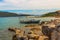 BOZBURUN, MUGLA, TURKEY: View of Germe Limani harbour of Bozburun village