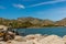 BOZBURUN, MUGLA, TURKEY: View of Germe Limani harbour of Bozburun village