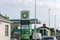 The BP gas station in Inverness, Scotland, UK selling regular unleaded petrol and diesel