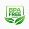 Bpa free bisphenol-a and phthalates guarantee label design