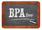 BPA free blackboard sign