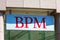 BPM sign of the facade of public accounting and advisory firm office