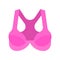 Bra or Brassiere vector illustration, flat style icon