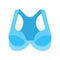 Bra or Brassiere vector illustration, flat style icon