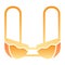 Bra flat icon. Lady brassiere color icons in trendy flat style. Woman underware gradient style design, designed for web