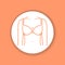 Bra lingerie color glyph icon. Pictogram for web page