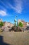 Brabo fountain on Grote Markt Market square with traditional Flemish architecture. Antwerp, Belgium