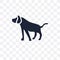 Bracco Italiano dog transparent icon. Bracco Italiano dog symbol