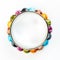 Bracelet with color stones