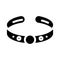 bracelet jewelry glyph icon vector illustration