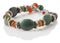 Bracelet with polished stones