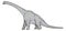 brachiosaurus dinosaur ancient vector illustration transparent background
