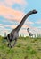 Brachiosaurus dinosaurs - 3D render