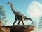 Brachiosaurus and the Moon