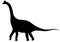 Brachiosaurus silhouette