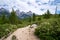 Bradley Lake and Taggert Lake trail in Grand Teton National Park, taken near the trailhead