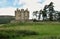 Braemar Castle in Cairngorms National Park in Grampian Mountains in Scotland