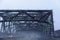 Braga Bridge in rain storm