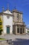 Braga, Portugal. Sao Joao do Souto Church (left) and Coimbras Chapel (right)