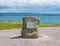 Brahan Seer Memorial stone at Chanonry Point Fortrose Ross-Shire Scotland.