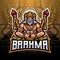 Brahma esport mascot logo design
