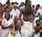 A Brahmin priest leads a Hindu commemoration