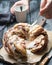 Braided Babka Brioche Wreath with cinnamon