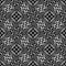 Braided black and white vector seamless pattern. Geometric intricate background. Wicker stripes, lines, geometry shapes