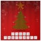 Braille Alphabet Christmas Background Banner With Paper Graphic