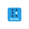 Braille language icon or logo, Vector and Illustration