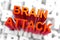 Brain Attack - Medicine Concept. 3D rendering