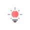 Brain, bulb, innovation icon. Simple color vector elements of innovations icons for ui and ux, website or mobile application