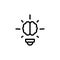 Brain, bulb, innovation icon. Simple line, outline vector elements of innovations icons for ui and ux, website or mobile