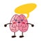 Brain cartoon think