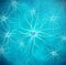 Brain cells on blue background. 3d illustration high quality