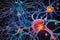 brain cells Neurology Nervous System Brain central nervous cells Neuroscience Neural Network Brain Signal Neurons Microbiology