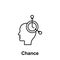 Brain, clock icon. Element of creative thinkin icon witn name. Thin line icon for website design and development, app development