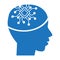 Brain, cybernetics, implant icon