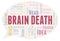 Brain Death word cloud